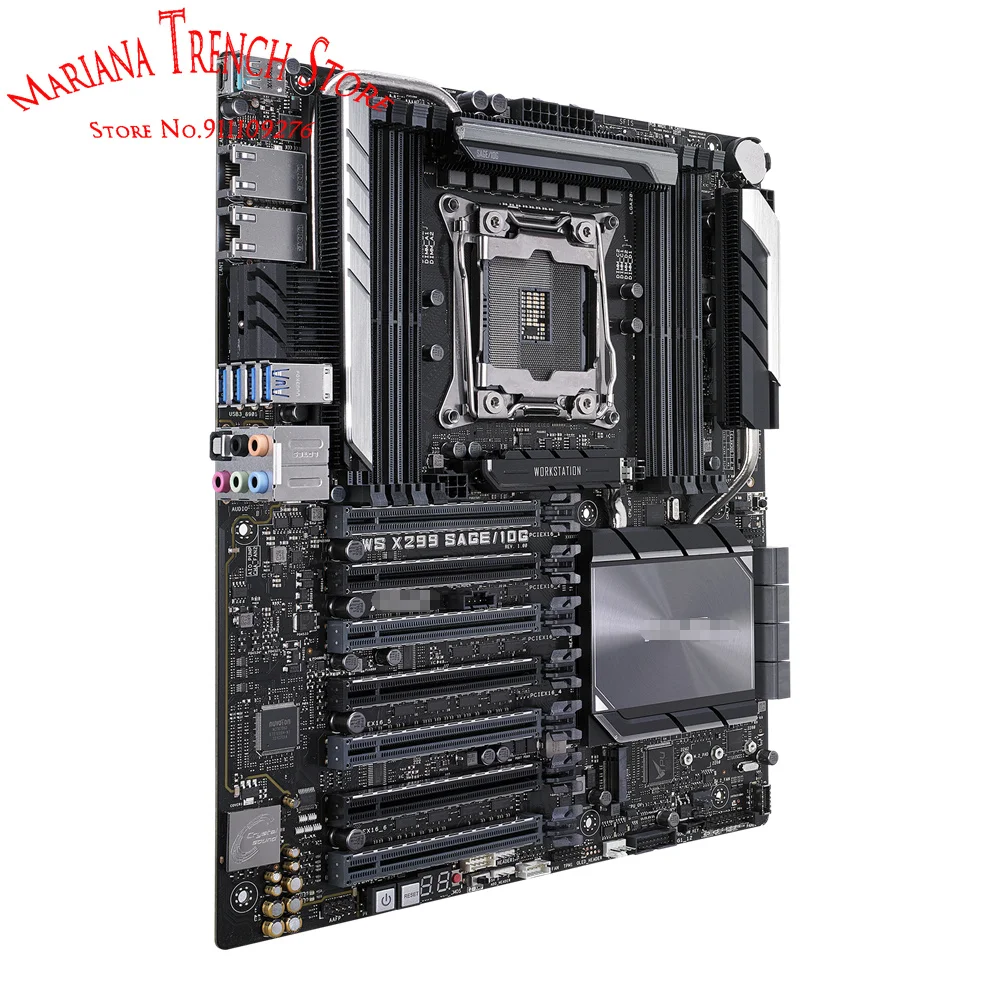 

WS X299 SAGE/10G for ASUS Motherboard LGA2066 Core X-Series Processor X550-AT2 2 x 10 Gigabit