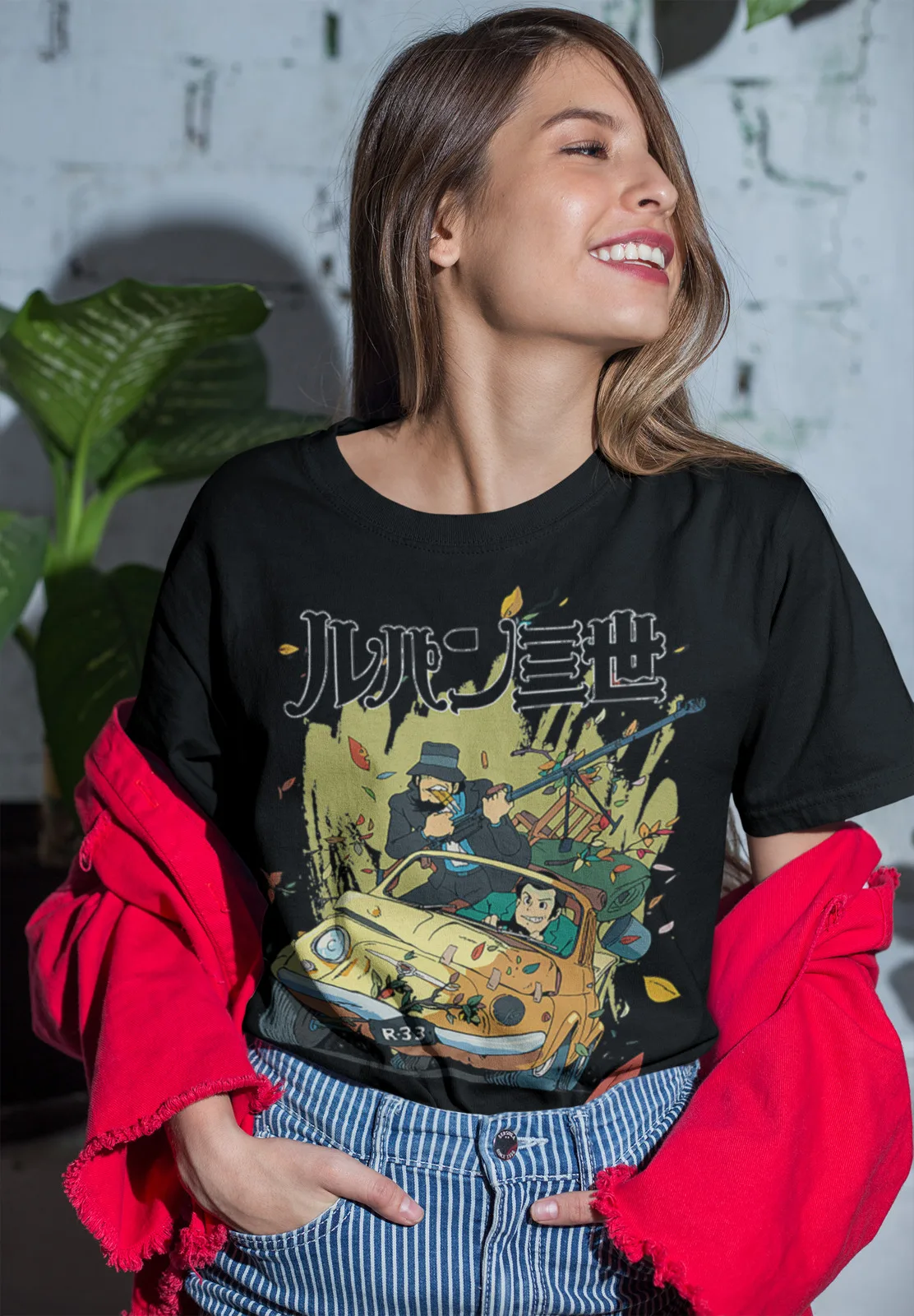 Новая футболка с надписью Race To The Rescue lupin Lupin третья футболки коротким рукавом