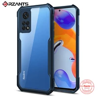rzants for xiaomi redmi note 11 11s global version 4g case hard air bag protection slim clear cover