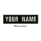 10x2,5 см, вышивка под заказ, значок в виде строчек, для пришивания или пришивания