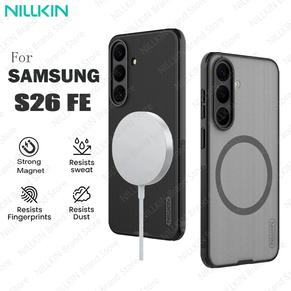 Фото Чехол Nillkin для Samsung Galaxy S26 FE MagSafe Frosted Shield Pro, магнитный чехол, противоударный ультратонкий чехол для Samsung S26 FE №1