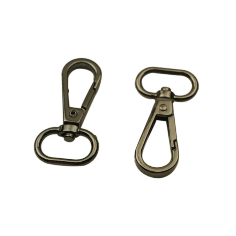 5Pcs 2cm Inner Diameter Metal Belt Carabiners DIY Hardware Accessories Swivel Collar &amp Key Clips Oval Pet Leash 4 Color |