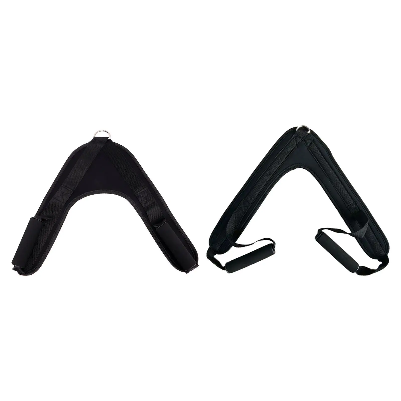 

Abdominal Crunch Harness V Shape Shoulder Strap Belt D Ring for Exercise Gym
