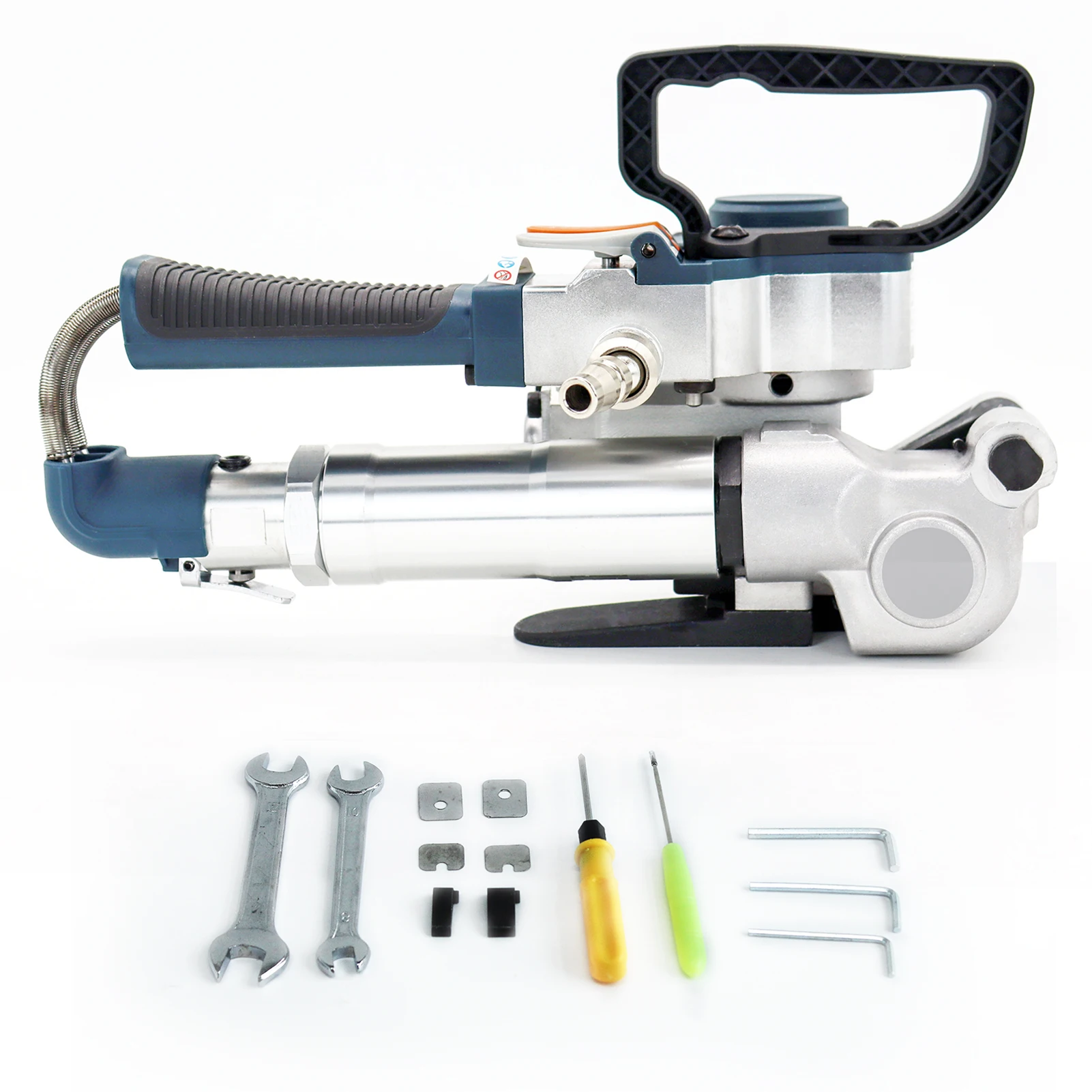 

Pneumatic Strapping Machine for 13-19MM PP PET Straps Pneumatic Baler B19 Friction Heat Welding