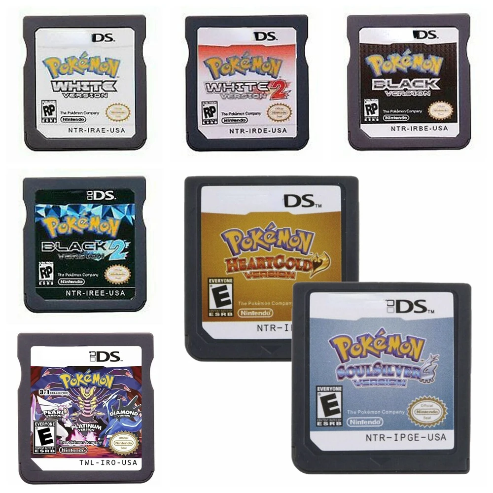New Ds Game Cartridge Video Game Console Card Pokemon Fusion 2 Heartgold  Soulsilver with Box for Nds/3Ds/2Ds - AliExpress