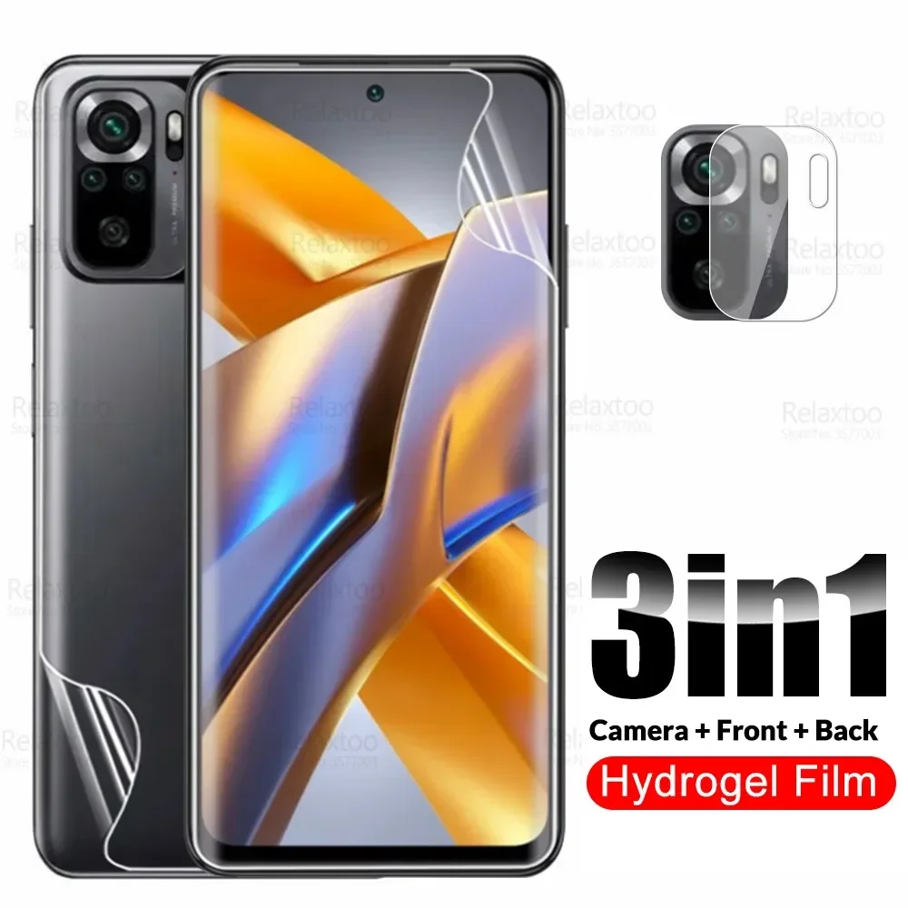 

Защитная пленка для камеры 3 в 1, Гидрогелевая пленка для Xiaomi Poco M5s, Poko Little M5 s M 5 5s PocoM5 PocoM5s, мягкая пленка