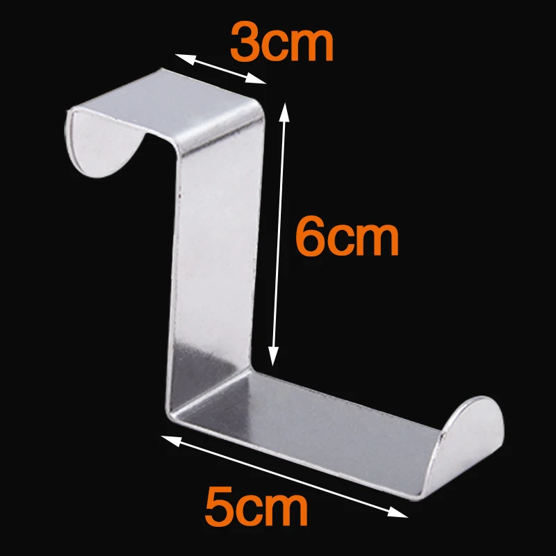 2 шт. дверные Крючки-вешалки из нержавеющей стали