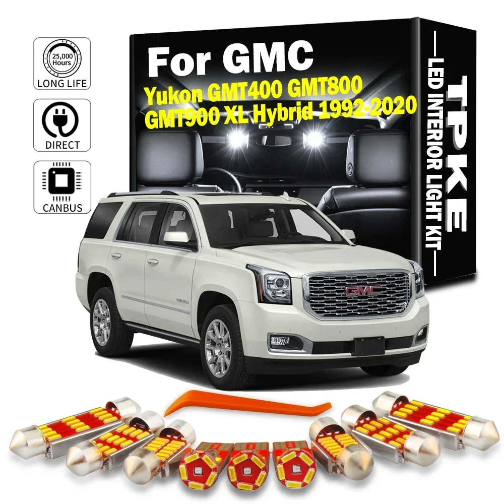 Высококачественные светодиодные лампы TPKE для чтения GMC Yukon GMT400 GMT800 GMT900 XL Hybrid 1992-2020