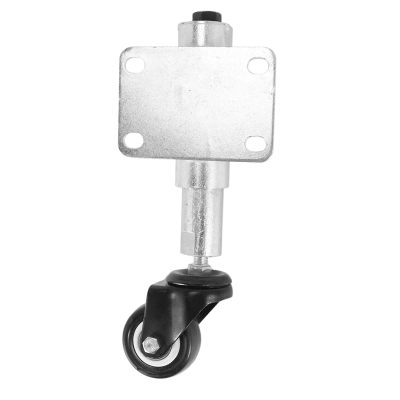 Gate Stem Wheel 2 Inch Pu Spring Loaded Swivel Caster Heavy Duty 110 Lbs Load Capacity | Caster/Camber Kits