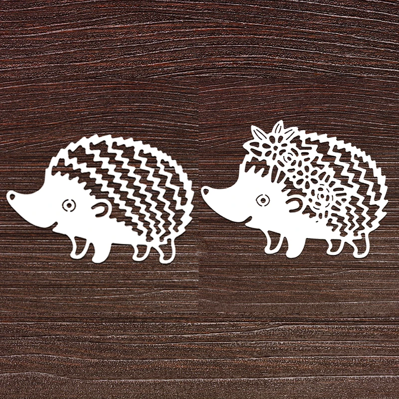 

Hedgehog Metal Cutting Dies Animal Die Cuts for DIY Scrapbooking and Card Making Decorative Embossing Craft No Stamps