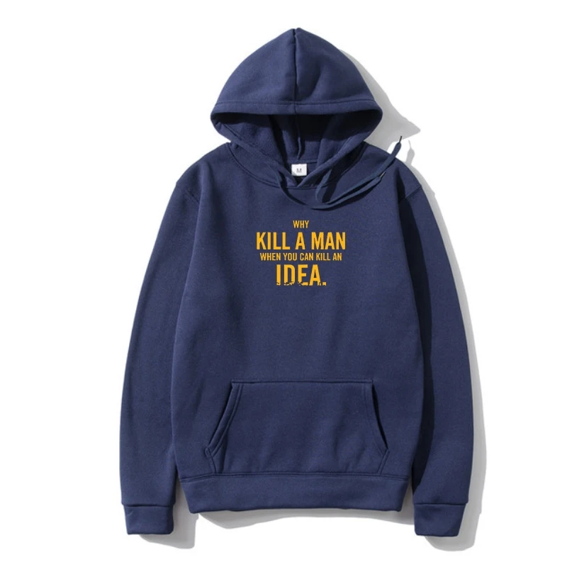 

Kill an idea - Outerwear for Men black color high quality Sweatshir with style Hoody