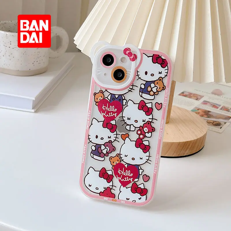 

Bandai Disney Clear Phone Case for IPhone 13 13Pro 12 12Pro 11 Pro X XS Max XR 7 8 Plus Cartoon Cover Kawaii Camera Fundas Coque