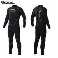 slinx 1106 5mm neoprene men wetsuit swimming snorkeling spear fishing waterskiing fleece lining warm scuba diving suit