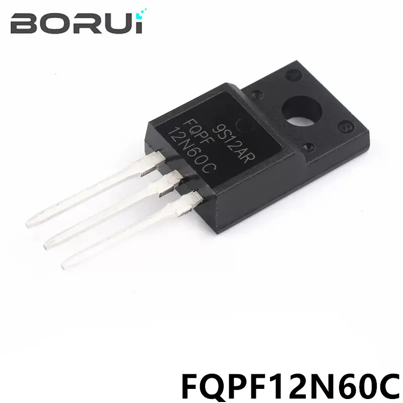 10 шт., новый и оригинальный чипсет IC FQPF12N60C TO220F FQPF12N60 12N60 12N60C TO-220F TO220