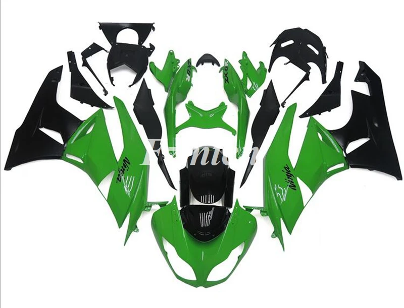 

Injection New ABS Fairings Kits Fit For Kawasaki Ninja ZX-6R ZX6R 2009 2010 2011 2012 09 10 11 12 Bodywork Set Green Black