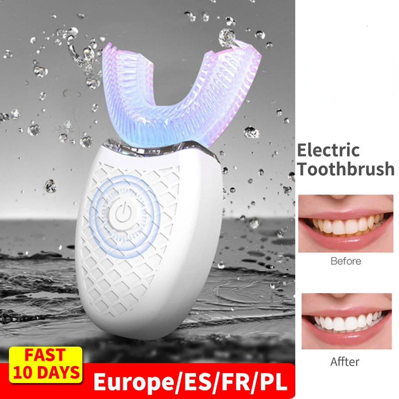

Sonic Electric Toothbrush Kids U Shaped Ultrasonic Tooth Brush 360clean X Pro Teeth Whitening For Children Adult Ipx8 Waterproof
