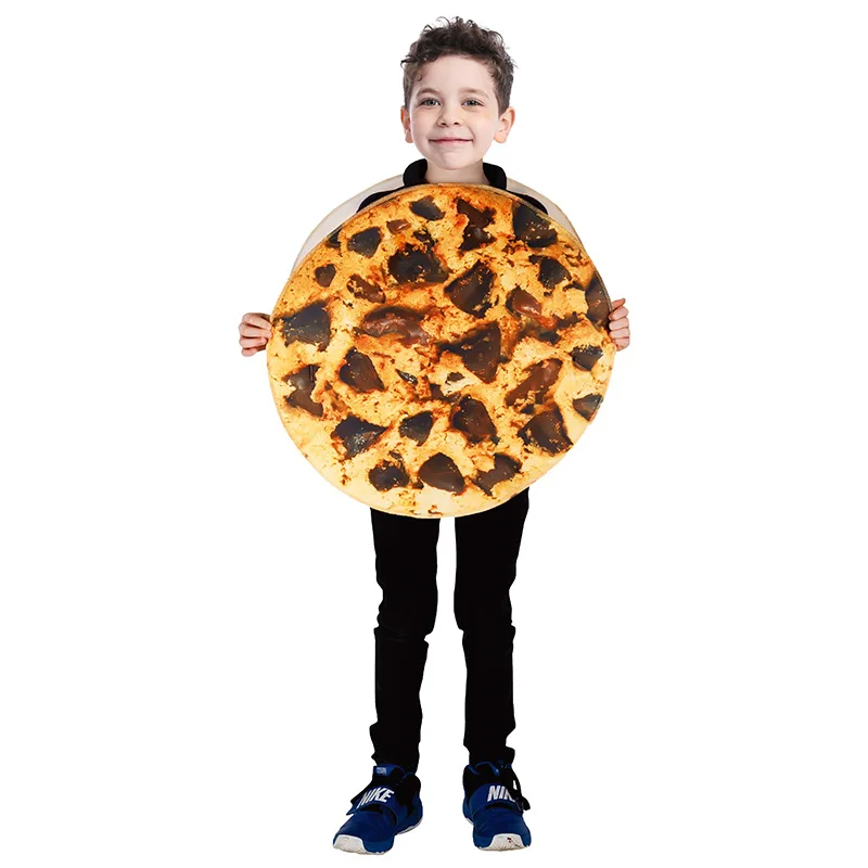 Cosplay Ice Cream Costume for Kids Age 5-10 Hamburg Pizza Cookies Hot Dog Food Lollipop Costumes Halloween Carnival Christmas images - 6