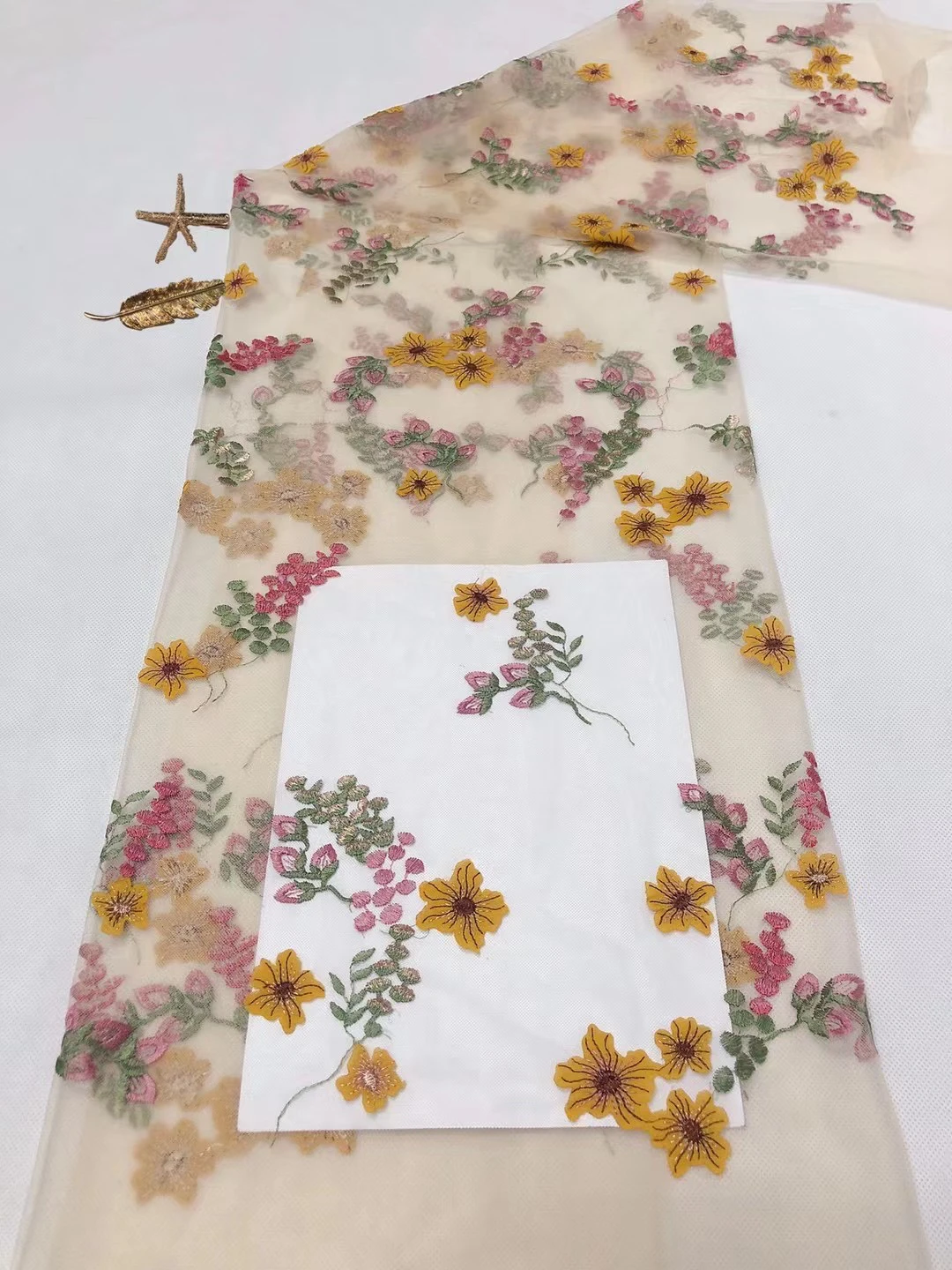 Горячая Распродажа последняя мода Африканское вышитое Сетчатое кружево с