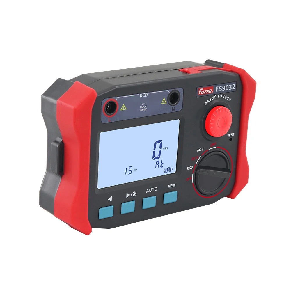 ES9032 Digitaler RCD-Tester Многофункциональный детектор центрифуги Тестер строчки