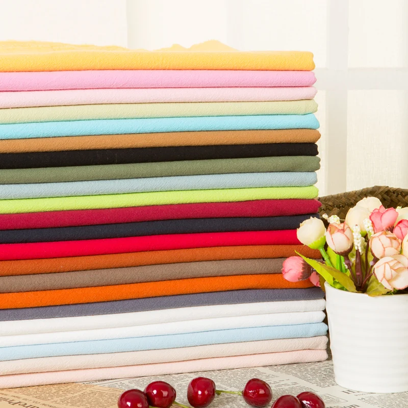 

Summer Washed Cotton Linen Crepe Skirt Reactive Printing Dyeing Process Fabric Wholesale Cloth for Sewing Meters Diy Material