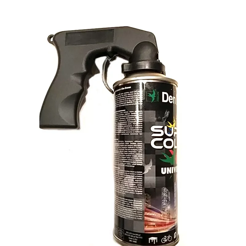 

1Pcs Black/Yellow Spray Adaptor Paint Care Aerosol Spray Gun Handle with Full Grip Trigger Locking Collar Car Maintenance|