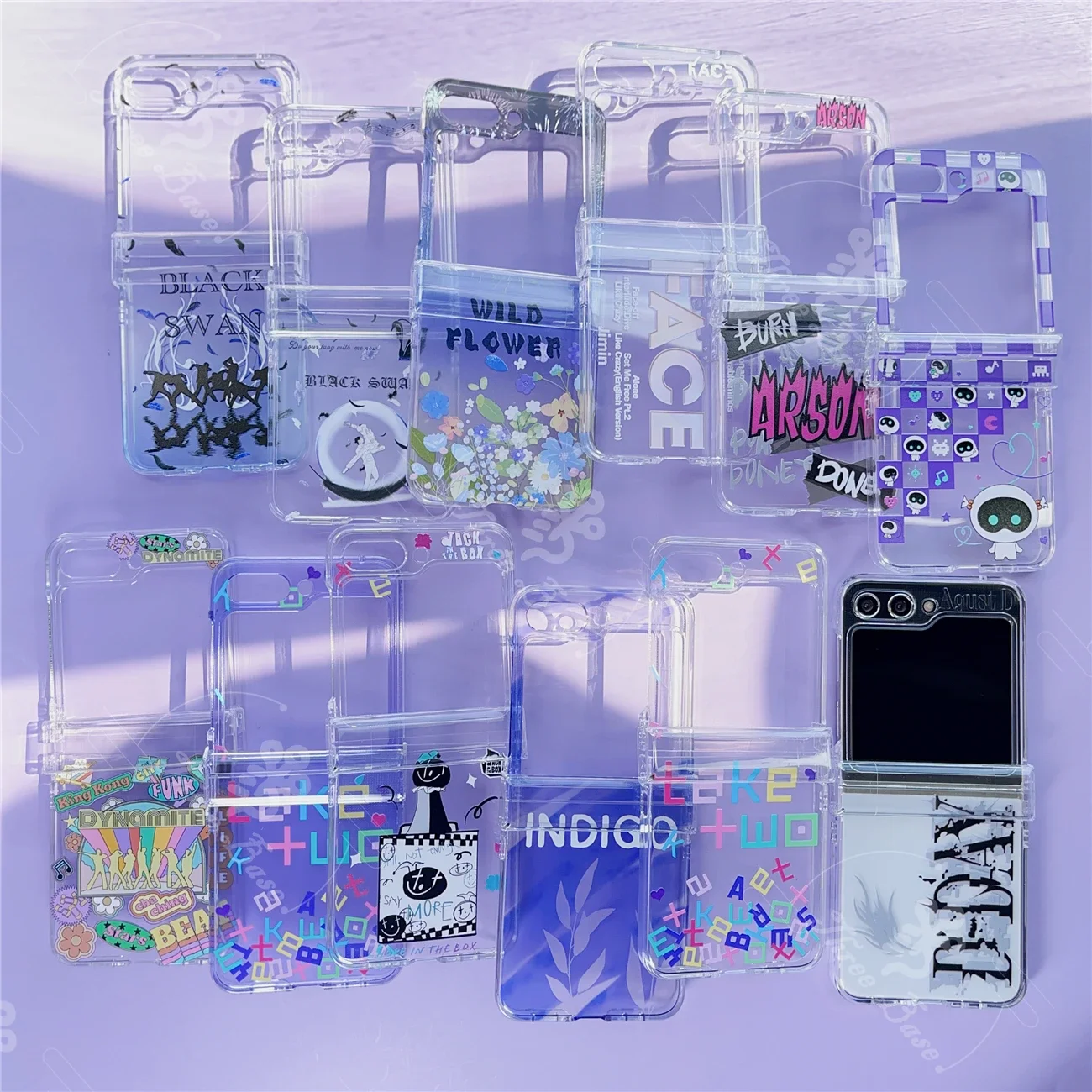 Чехол для телефона Blackswan Dynamite PTD INDIGO FACE SEVEN DDAY Butter Samsung Galaxy Zflip 5 Zflip6 противоударный