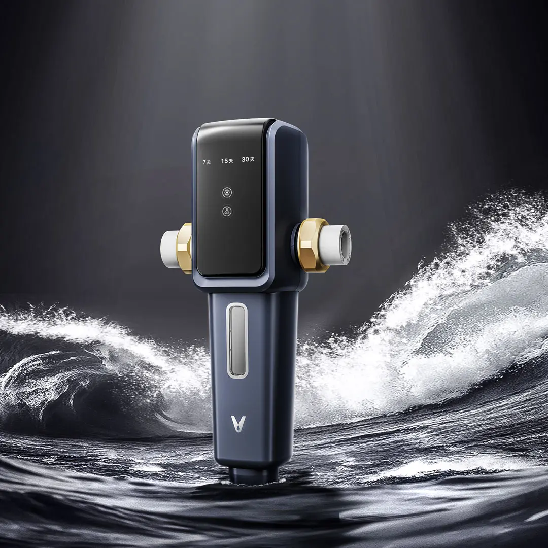 

Viomi Pre-filter Super Star Grey VF4 6T/h Abundant Large Flow Intelligent Automatic Flushing Whole House Surging Water