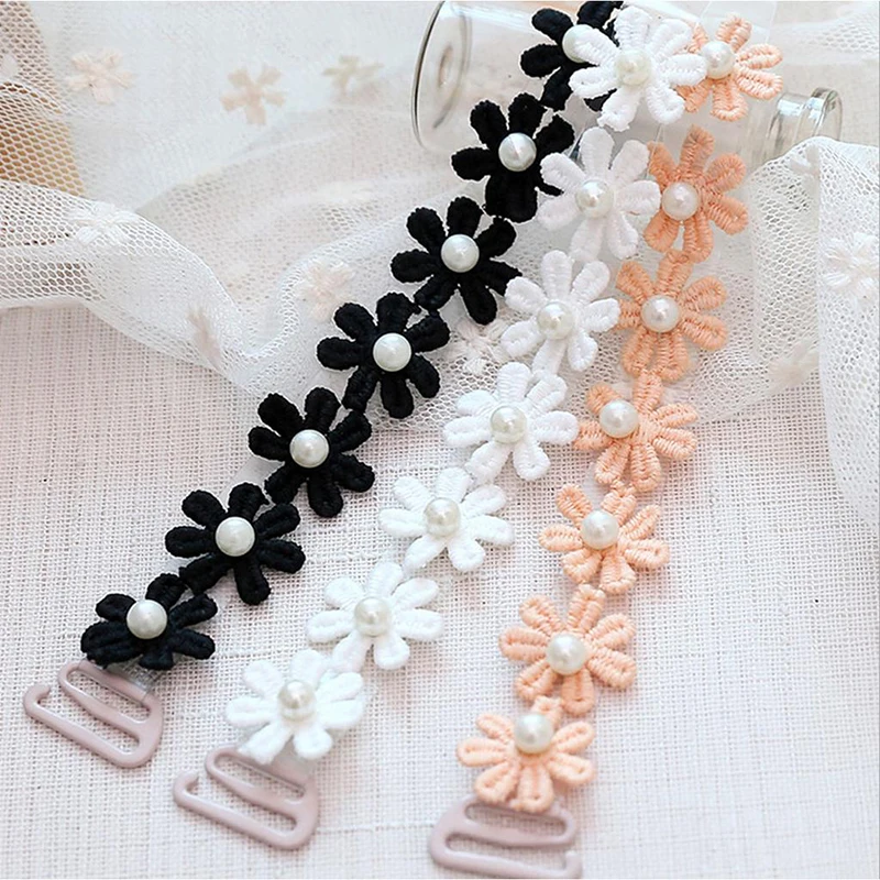 

Women Bra Straps Flower Straps Hollow Straps Transparent Adjustable Shoulder Strap Lingerie Out Summer Bra Accessory
