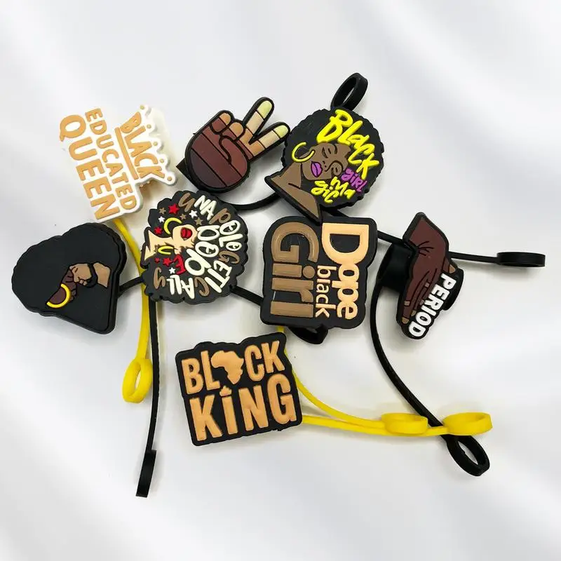 Крышки для трубочек многоразовые Защитные чехлы 8 шт. домашнего декора