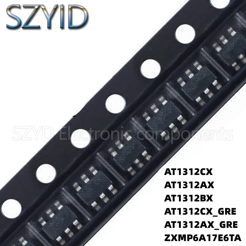 

100 шт. SOT23-6 AT1312CX AT1312AX AT1312BX AT1312CX_GRE AT1312AX_GRE ZXMP6A17E6TA