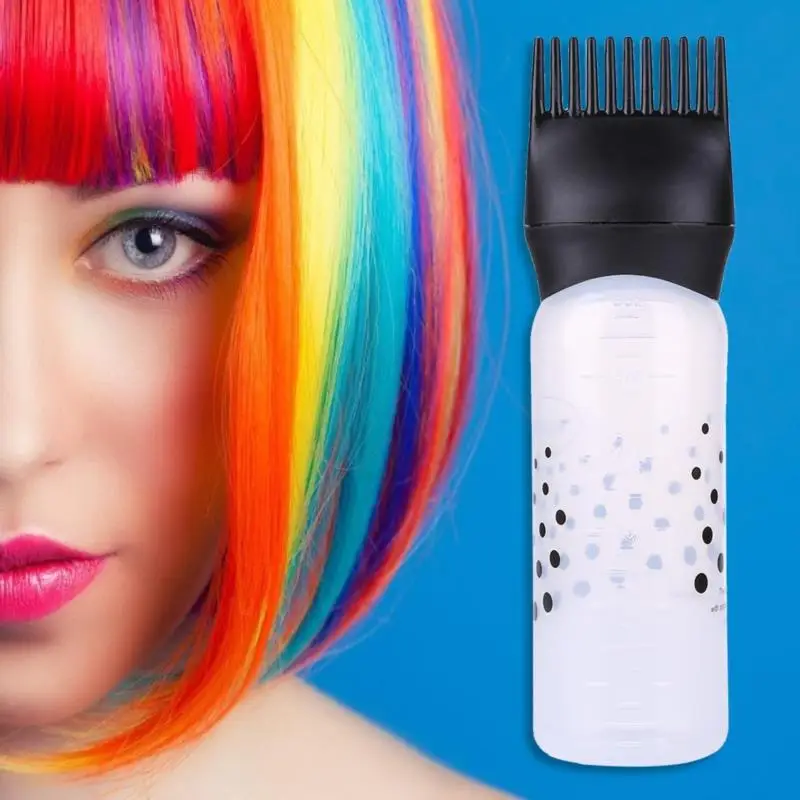 

Hair Dye Applicator Comb Hairdressing Bottle Excellent Multifunctional Tool Plastics Brush for Hairdressing Coloring Dispensing