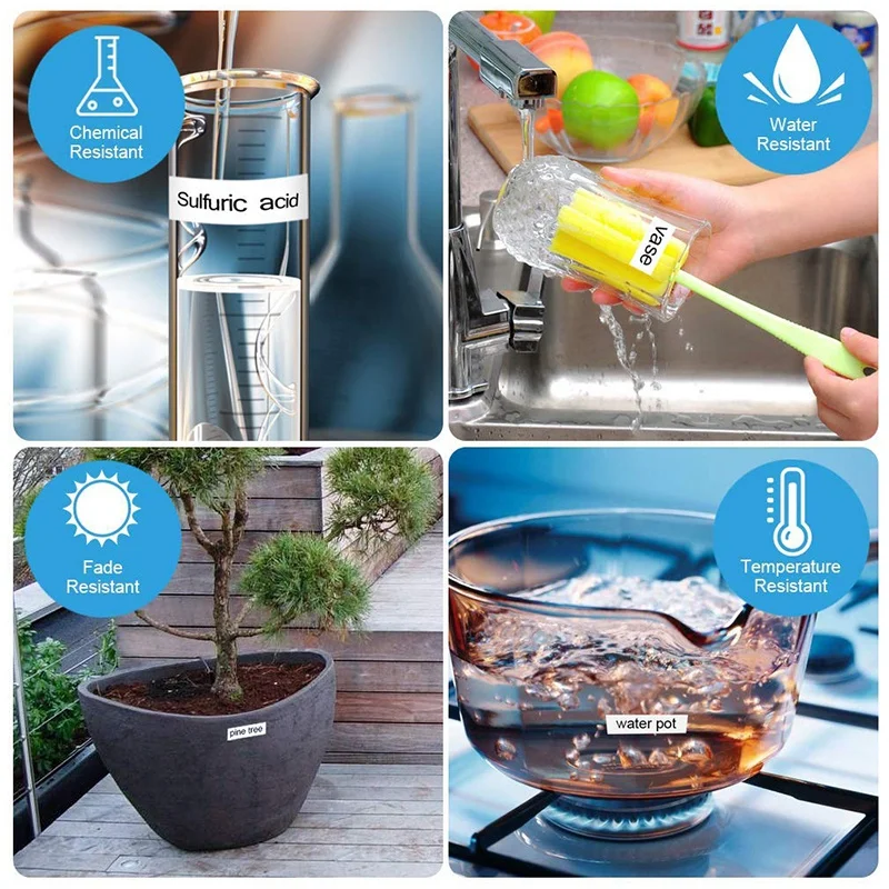 3 шт. совместимая сменная лента для этикеток TZ 18 мм 0 7