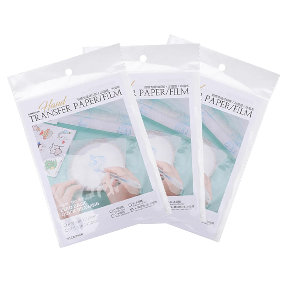 

Transfer Film Embroidery Supplies Paper Canvas Stabilizer Shoes DIY Hand Tools Water Soluble Water-soluble