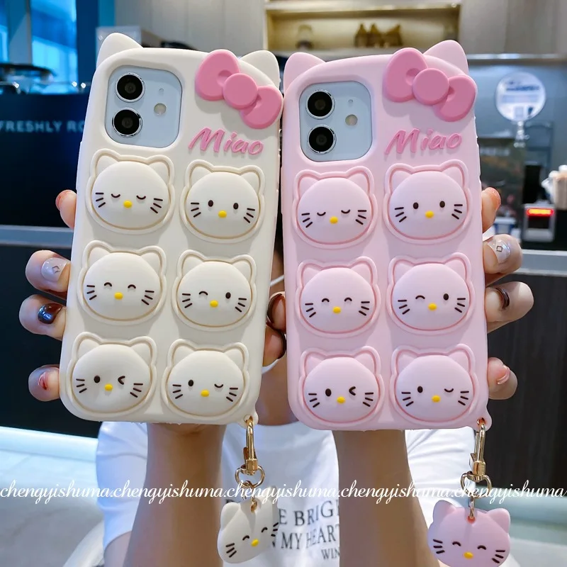 

Applicable to Apple 11Promax Phone Case Iphone12 Decompression Xsmax Cute 7/8plus All-Inclusive Drop-Resistant