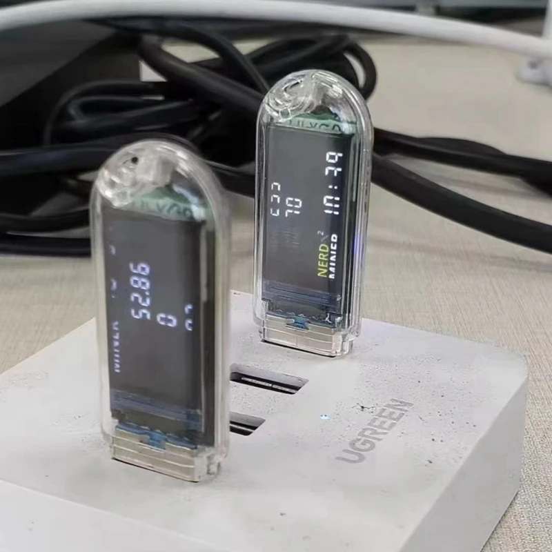 Nerdminer V2 T-Dongle S3 Hashrate 74Kh/S USB BTC криптосоло лотерея Майнер с дисплеем