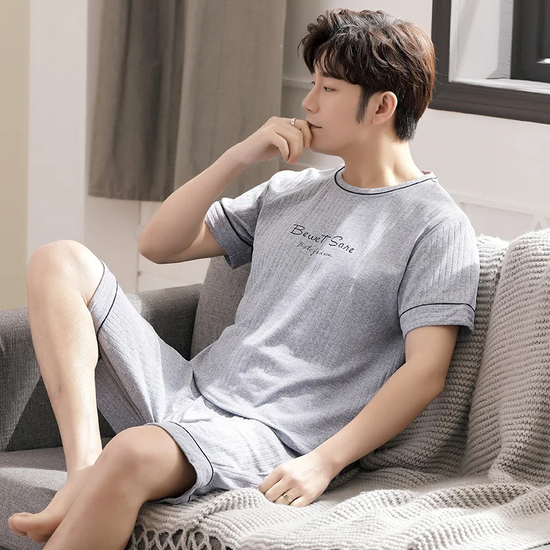 Мужская летняя одежда для сна из двух предметов размеры 3xl 4xl |