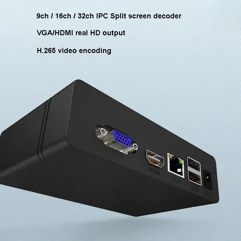 Channel Video Multiplexer 9/16/32ch Split screen decoder HD VGA 1080P/HDMI 4K real output use for CCTV system