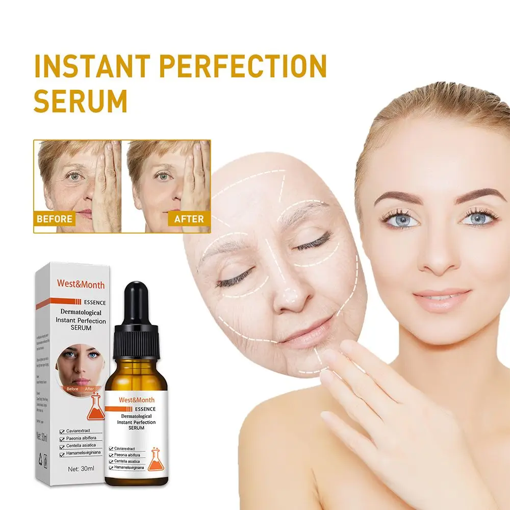 

2PCs New Whitening Brighten Repair Fade Fine Lines Lift Firm Serum Instant Wrinkle Remover Serum Face Serum Anti-aging