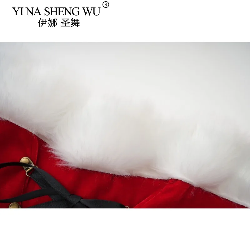 Леди Санта-Клаус Косплей Костюм Рождественское Платье Женский Рождественский