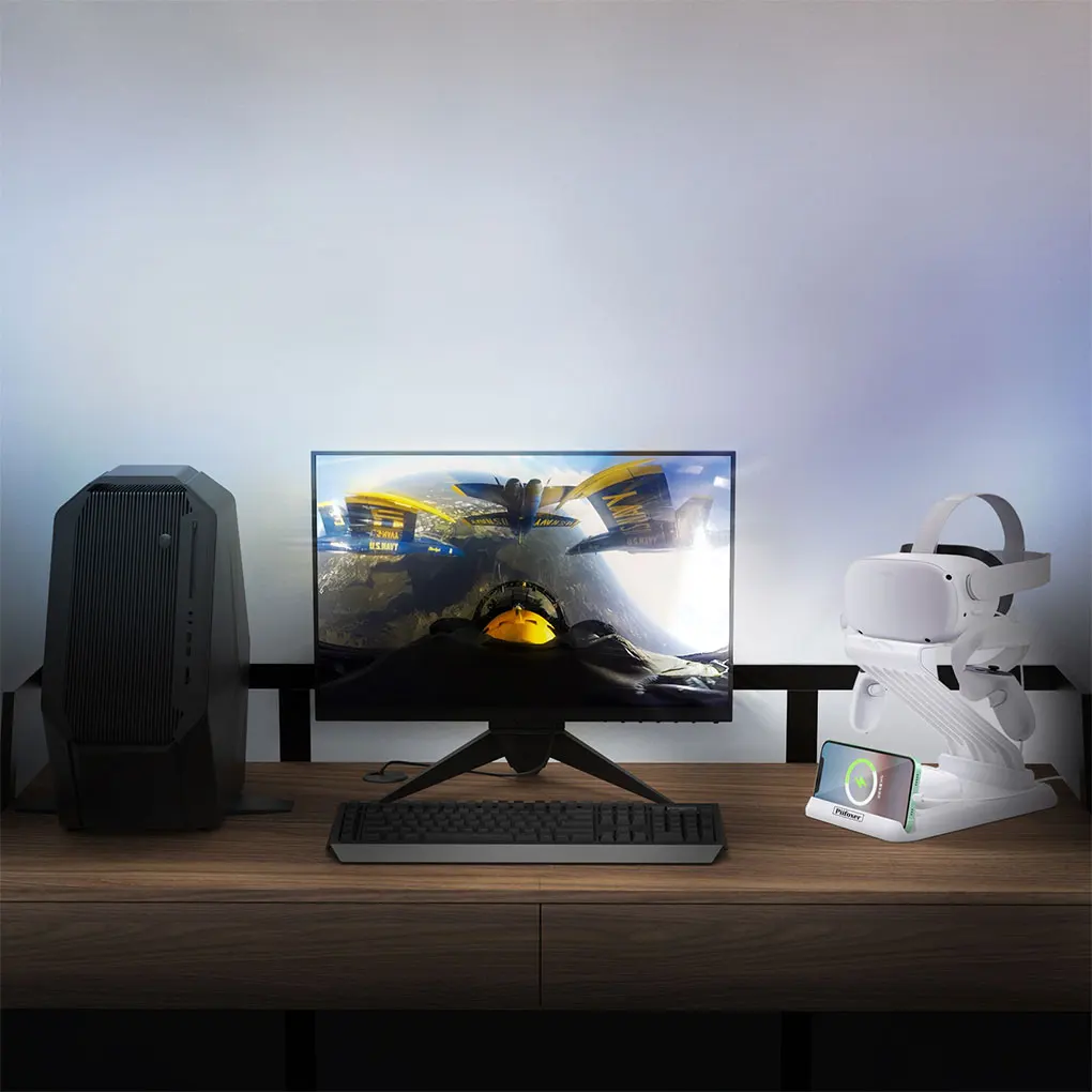 

Piifoxer VR гарнитура зарядка подставка Док станция зарядное устройство аксессуары