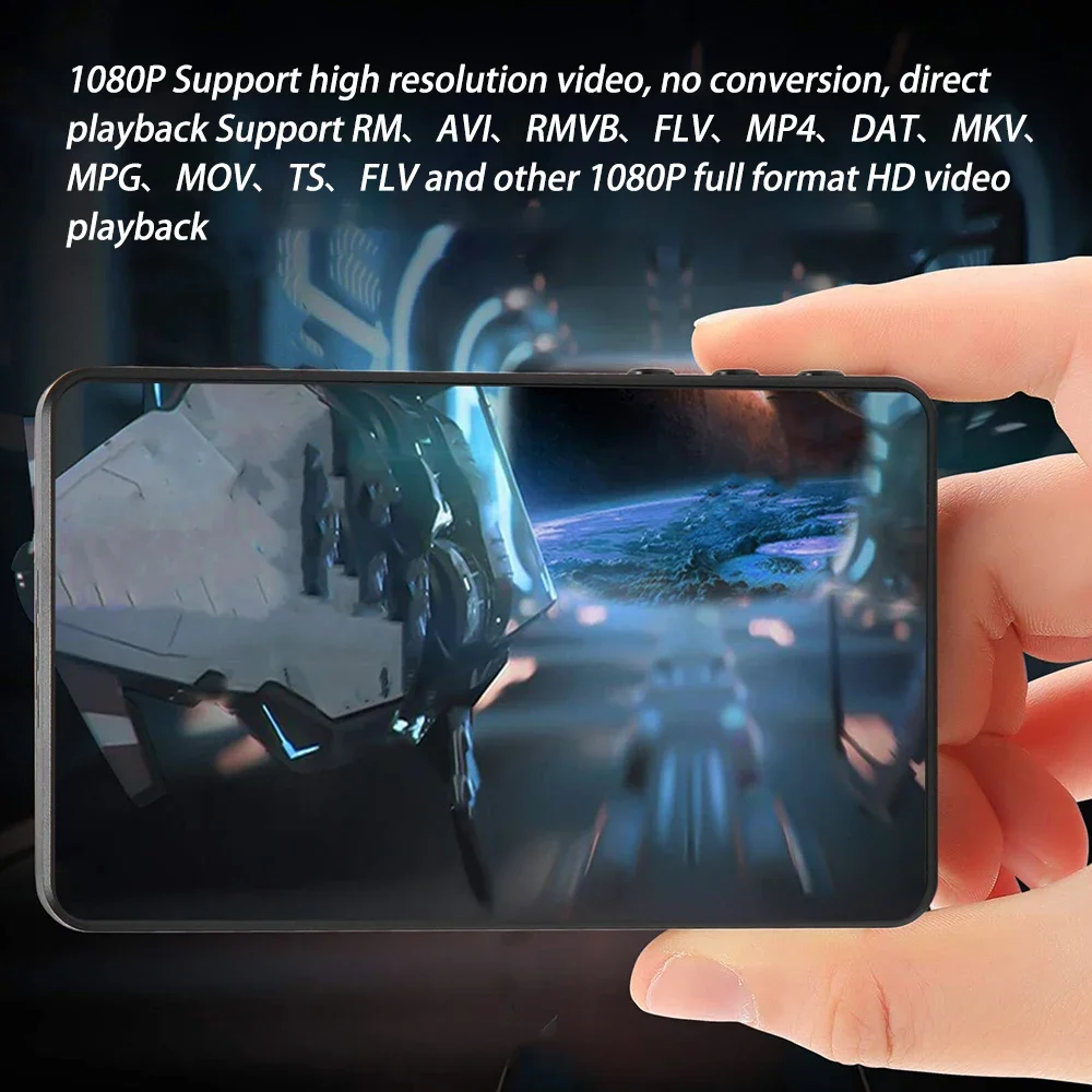 Mp3-плеер с 4-дюймовым сенсорным экраном и поддержкой Bluetooth 5.2