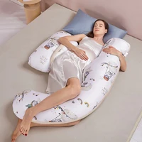 Pregnant women pillow waist side sleeping pillow sleeping artifact side lying belly lift u-