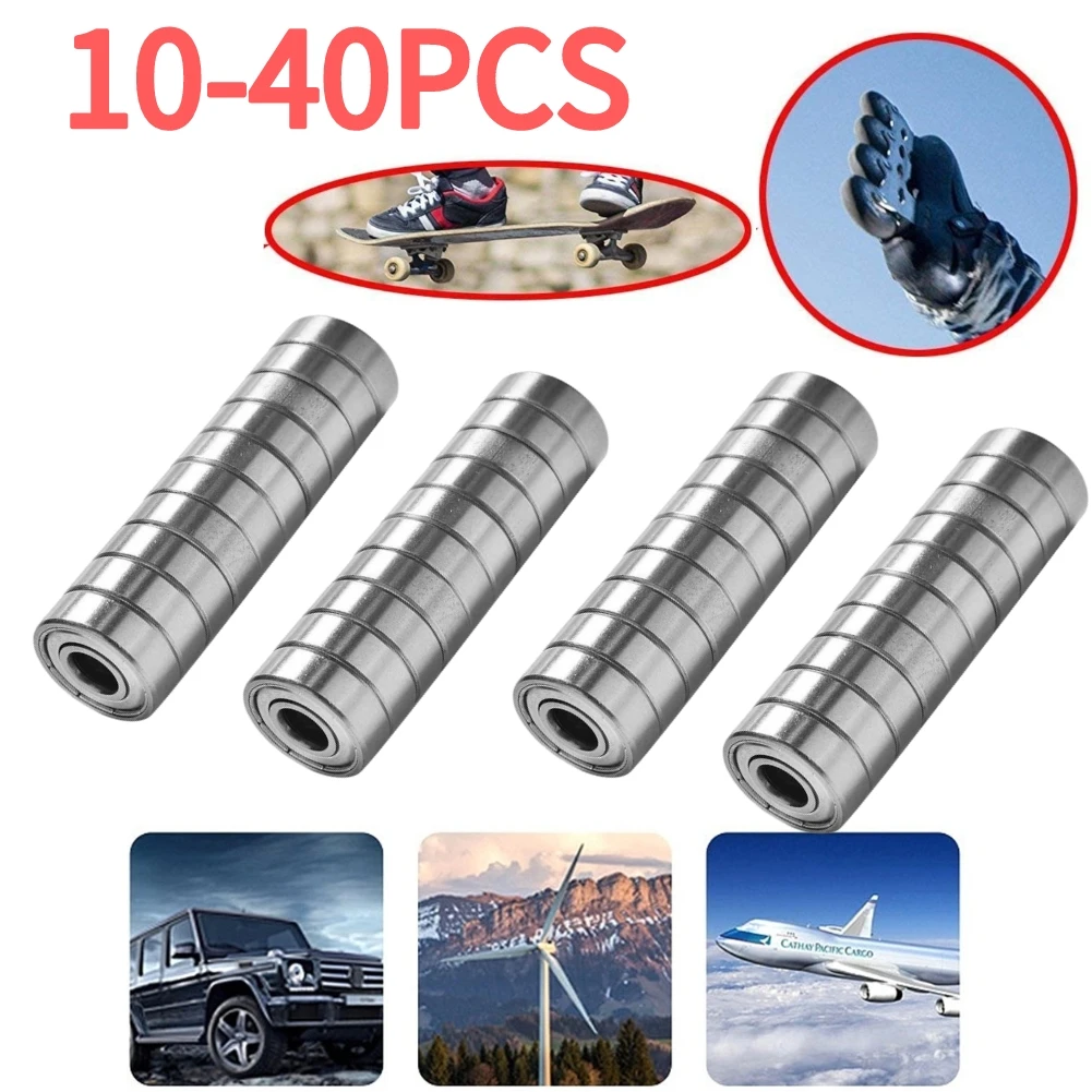 

20/40pcs 608ZZ Lager 8X22X7 Mm (10 Stuks) ABEC-5 Skate Wandelwagen Miniatuur 608 Zz Kogellagers 608Z 608 2Z Lager