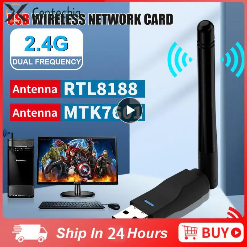 

Portable 150mbps Wifi External Antenna 802.11n/g/b Ethernet 2.4g Antenna For Pc Lan Wi-fi Receiver Usb Wireless Network Card Usb
