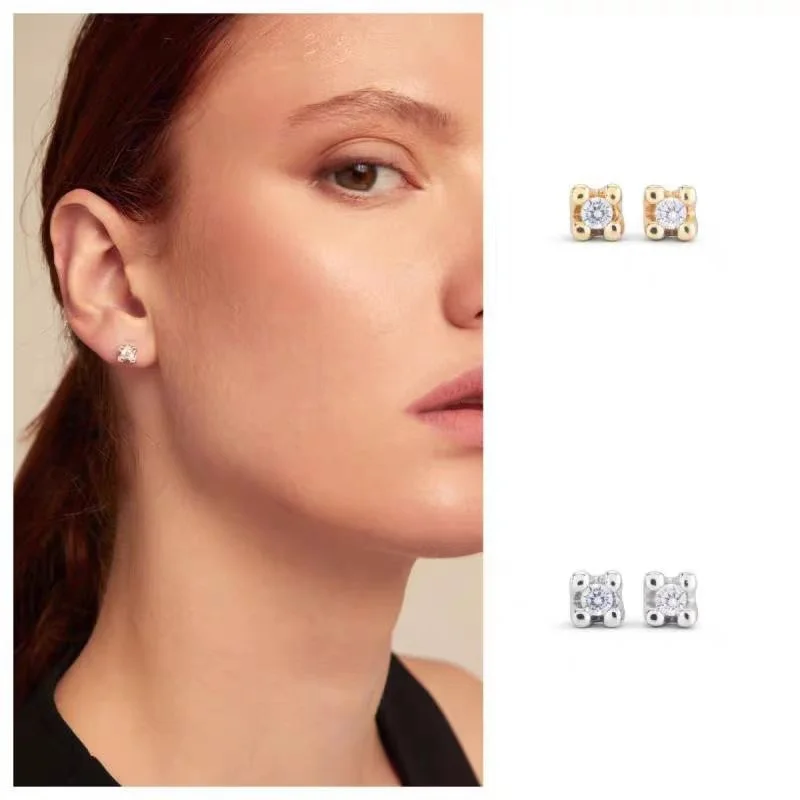 Испанские изысканные хрустальные серьги unode 50 мини ручная работа роскошные