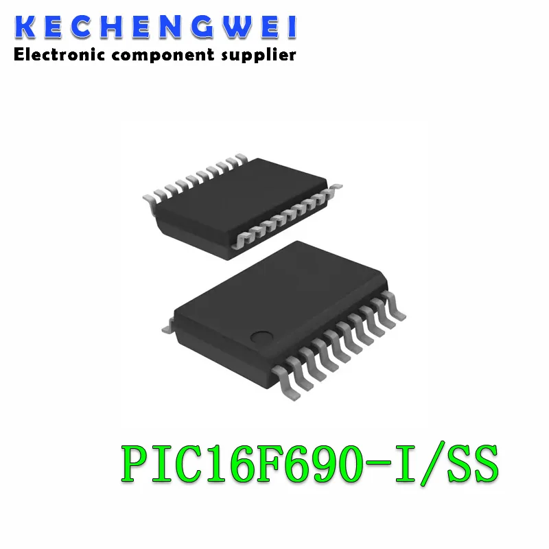 

5 шт./лот PIC16F690 PIC16F690-I/SS SSOP-20 New original