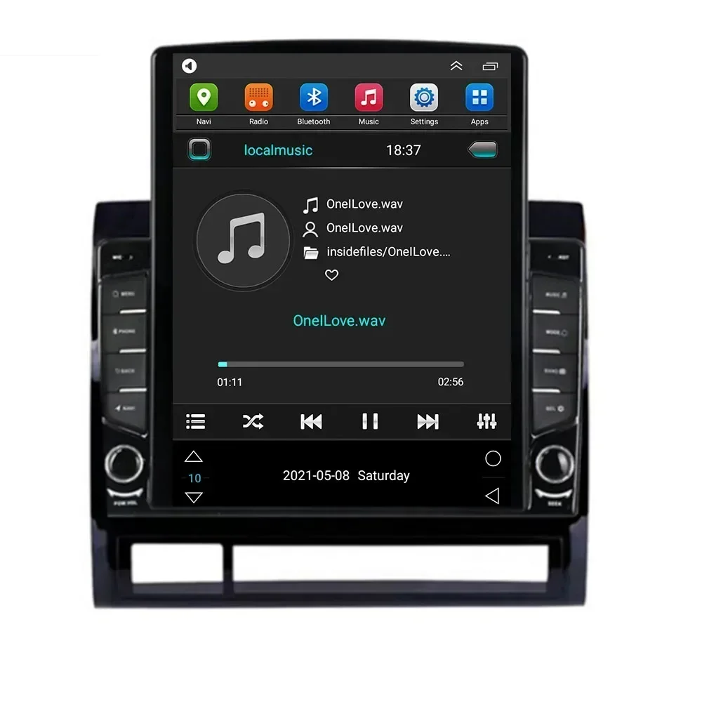 Автомобильный радиоприемник Tesla Style 2 Din Android 13 для TOYOTA Tacoma 2005-08 2009 мультимедийный