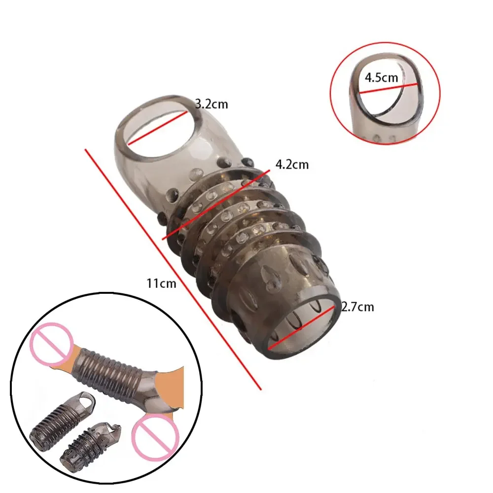 Увеличитель силиконовое кольцо Penianano клетка целомудрия пени мужское мужские