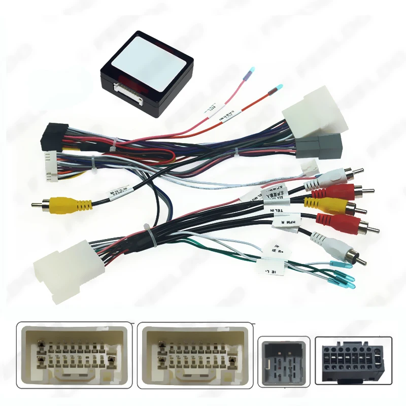 

16-Pin Car Head Unit Harness Power Adapter Cable With Canbus For Mitsubishi Outlander 2014-2016/Pajero 2014-2020