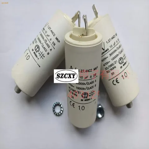 1 шт. AV Arcotronics MKP 1.27.6CC3 10 мкФ 420 В-470 В двигатель для запуска пленочного конденсатора